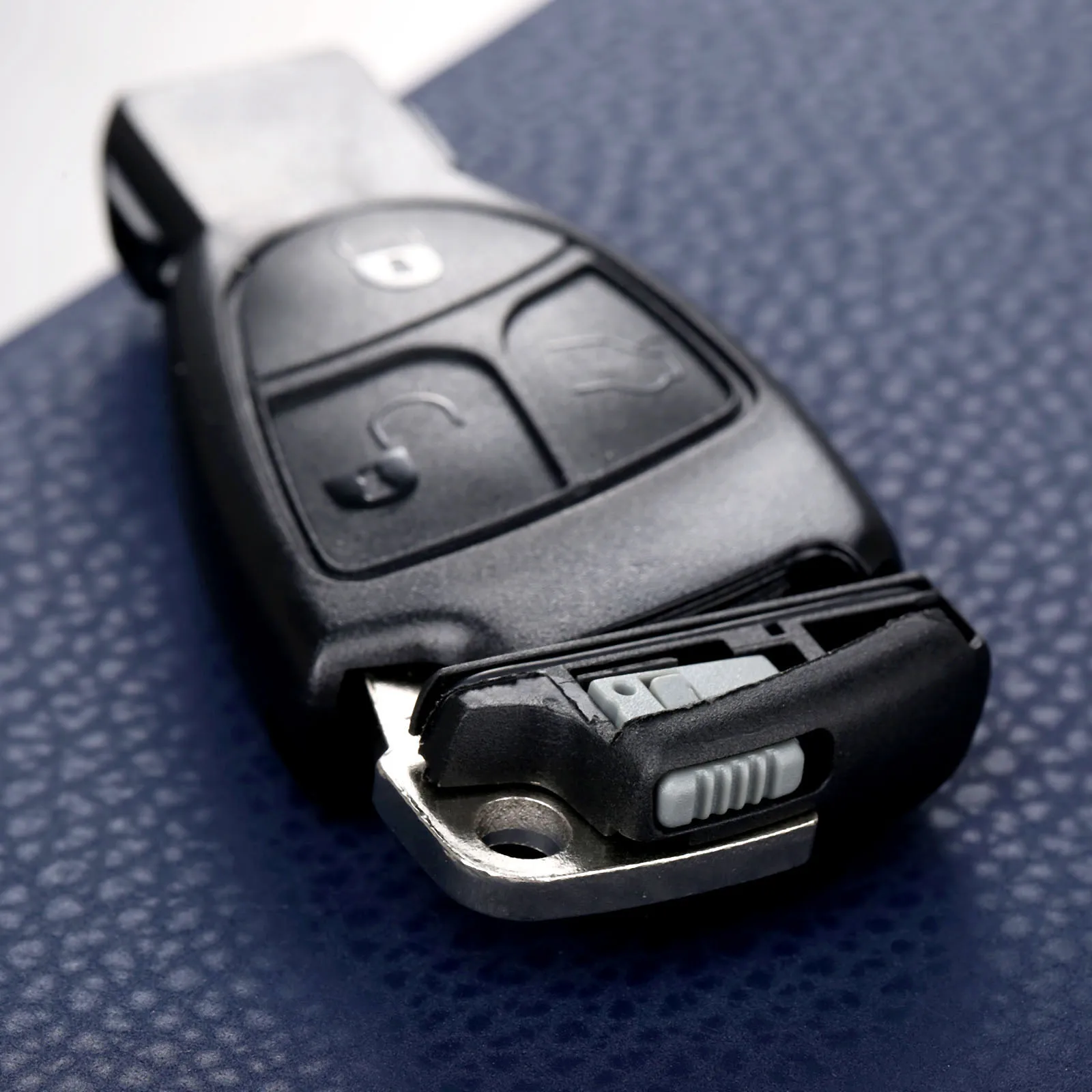 3 кнопки Автомобильный Дистанционный чехол для ключей Fob оболочка замена Mercedes Benz C