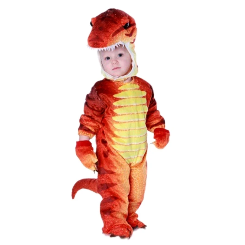 

Boys Anime Triceratops Cosplay Costume Carnival T-Rex Dinosaur Costumes Child Jumpsuit Halloween Purim Party Costumes for Kids