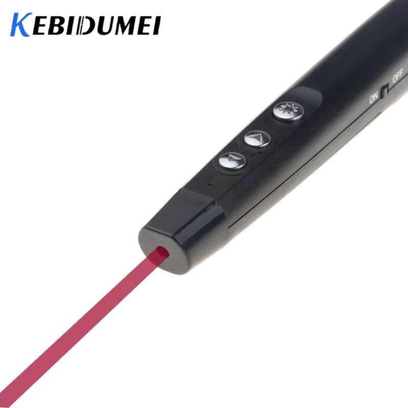 Беспроводные презентеры kebidu 2 4 ГГц красные Лазерные указки ручка USB-приемник