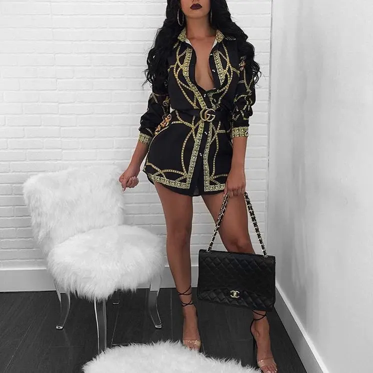 Женская шифоновая блузка с длинным рукавом и поясом свободного покроя|Блузки| |