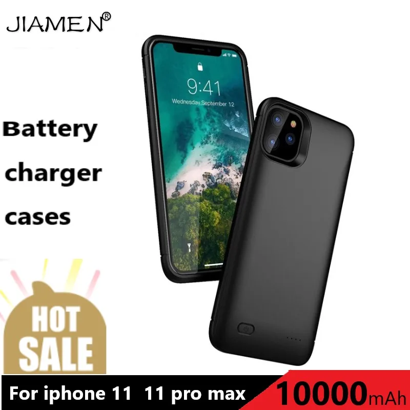 Чехол для телефона с аккумулятором 10000 мАч iPhone 11 Pro Max чехол зарядным устройством