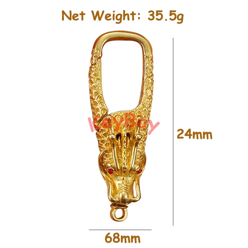 Винтажные медные украшения в китайском стиле латунные брелоки с драконом пряжка