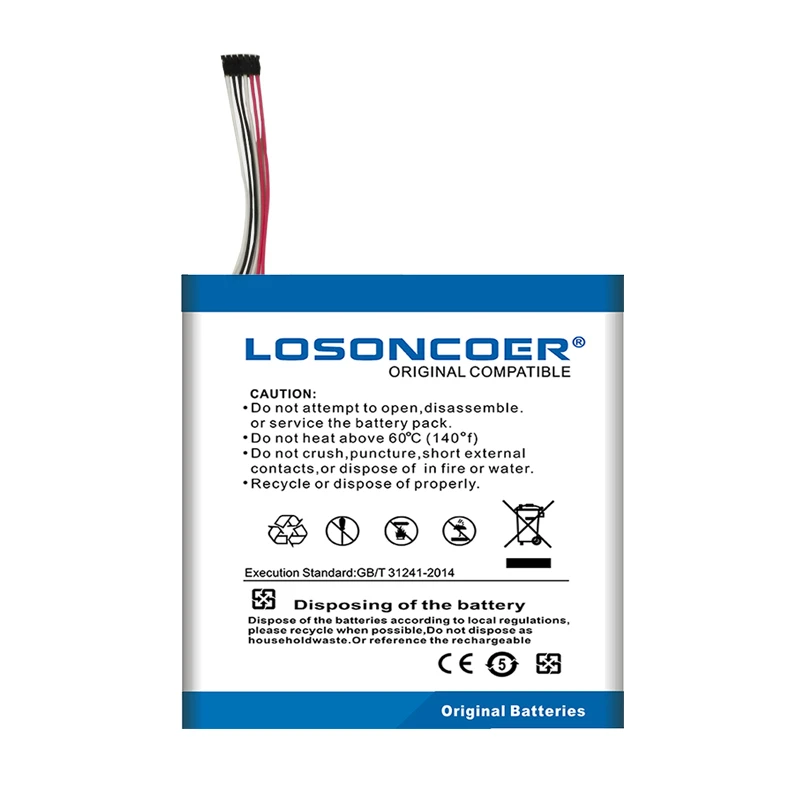 Аккумулятор LOSONCOER TLP025GC TLP025G2 4200 мАч для запасных батарей Alcatel One Touch Pixi 4 (7) 3G 9003X 9003A |