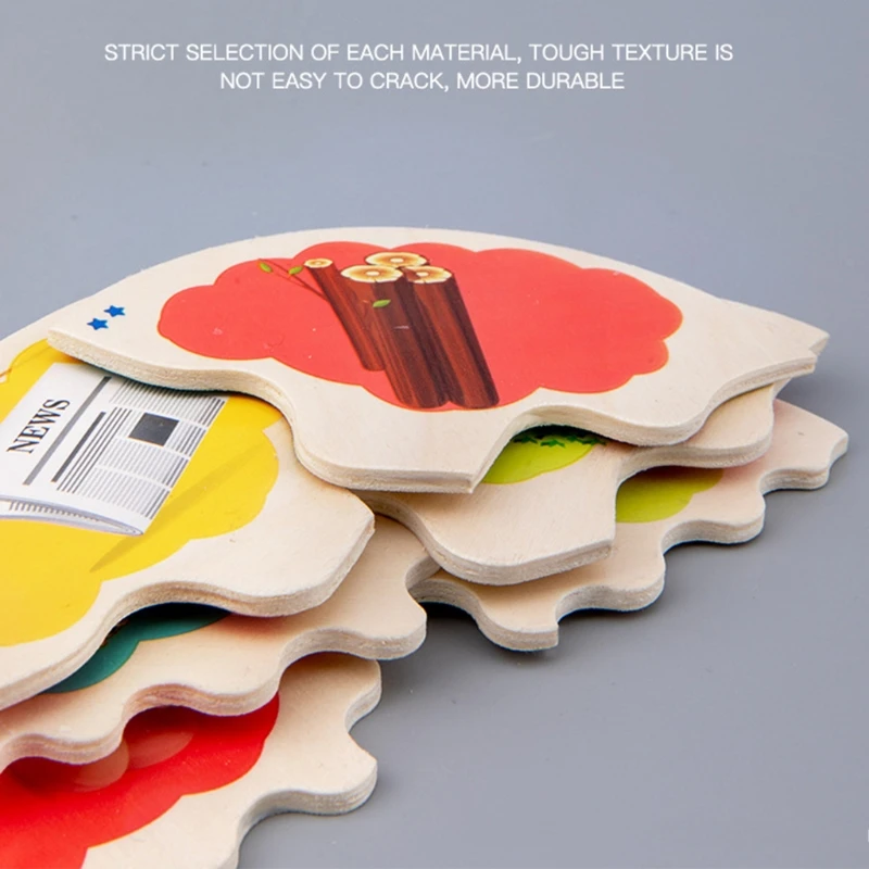 Estimulado de Madeira com Placa de Aprendizagem Presente para Crianças Conjunto Montessori Animal Evolução Tangram Quebra-cabeça Precoce 69he 1 5 de madeira, com placa, aprendizado inicial, presente