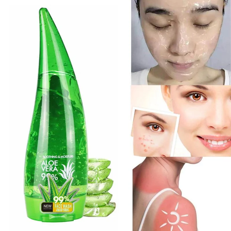 

120ML 99% Aloe Soothing Gel Aloe Vera Gel Anti Wrinkle Acne Scar Treatment Cream Sunscreen Aloe Gel Face Care Products Unisex