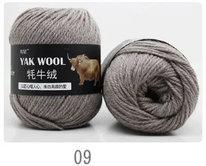 09CamelGray 3 шт. Meetee мягкие Як крючки для вязания шерстью кашемировая пряжа линии ручной вязки грубой DIY мужчин женщин шарф пальто жилет свитер шляпа аксессуары - Цвет: 09CamelGray