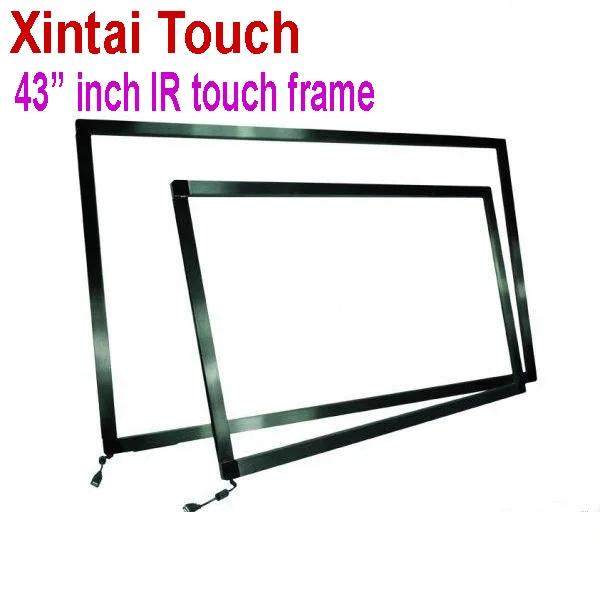 

Free Shipping! 43 Inch IR multi Touch Screen Panel without glass Easy to install / 40 Touch points