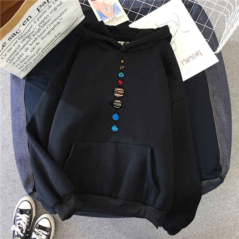 

Planets Colour Male Pullover Universe Solar Female Sweatshirts Mens Sports Hoodies Men Harajuku Retro Sportswear Hip Hop Hoodies