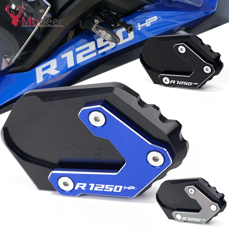 Для BMW R1250GS R 1250 GS HP R1250 Adv. Приключения низкая подвеска CNC Kickstand Side Stand Vergroter Plaat