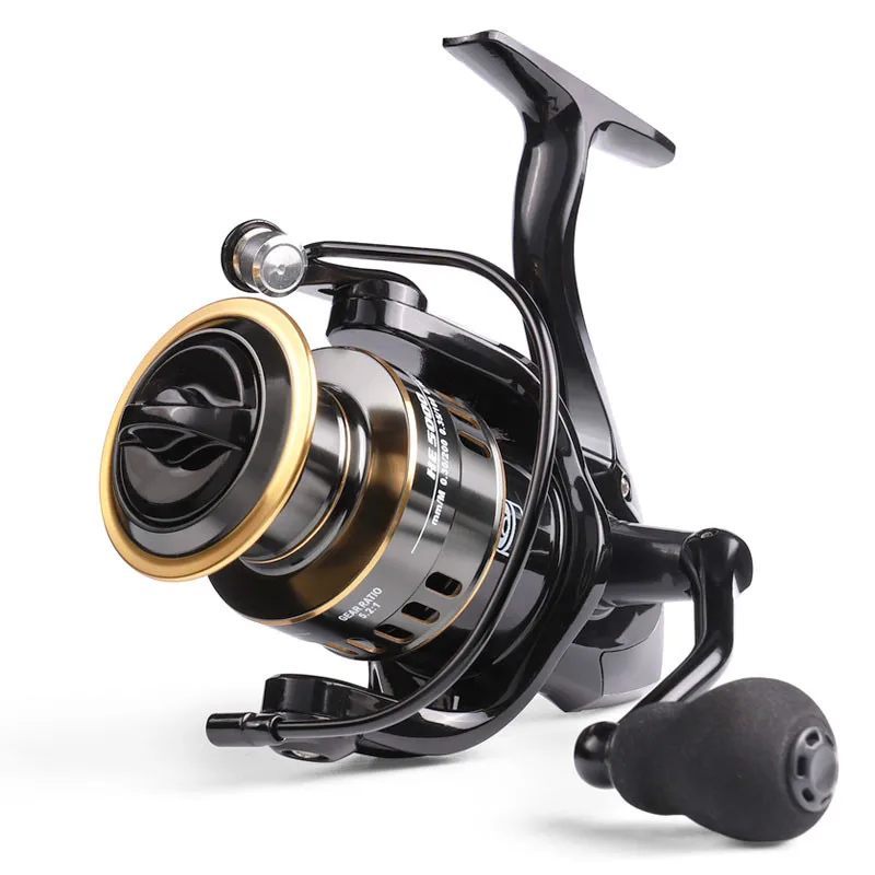 

2023 Fishing Reel HE7000 Max Drag 10kg 5.2:1 High Speed Metal Spool Spinning Reel Saltwater Reel carp Reel Fishing Wheel