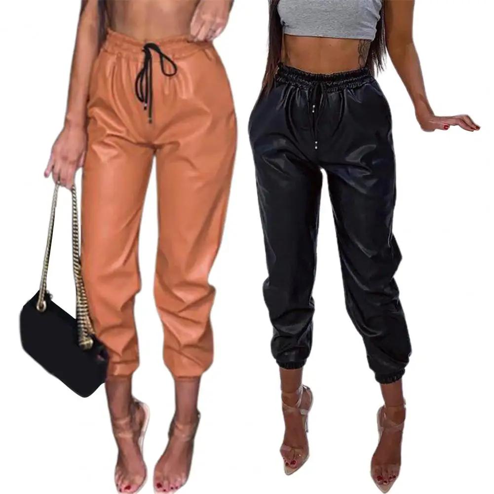 

Casual Women Trousers Solid Color Female Women Pants Pure Color Elasticity Pants