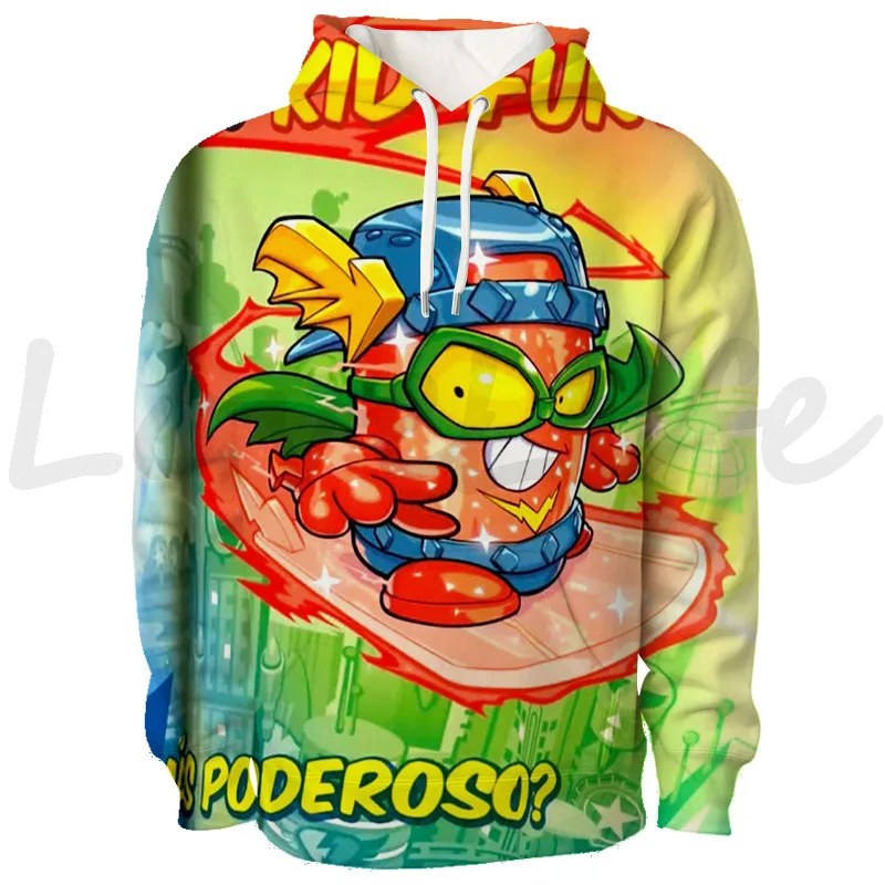 

Super Zings Print Pullover Hoodie Hooded Sportswear Kids Boys Girls Sweatshirts Tops for Children Surprise Gift baby boy clothes