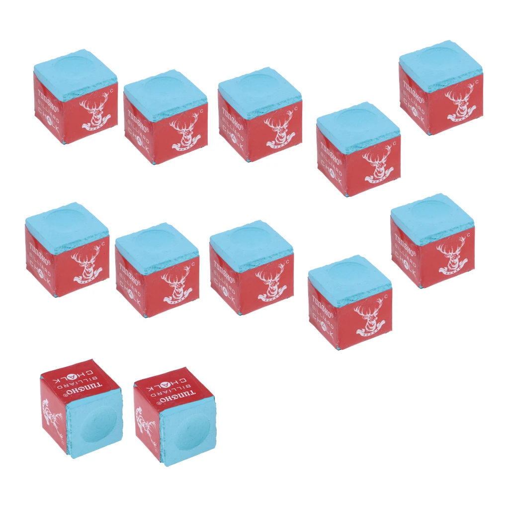 Профессиональный бильярдный кий и мел премиум класса 1 коробка (12 шт.)|Аксессуары