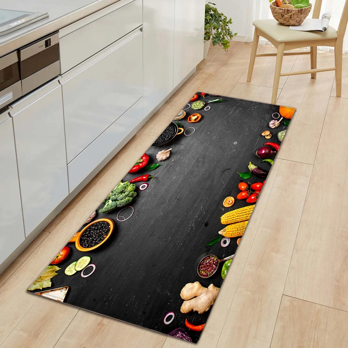 food kitchen mat home entrance doormat non slip hallway bedroom carpet rugs floor carpet balcony bathroom anti slip long rug free global shipping