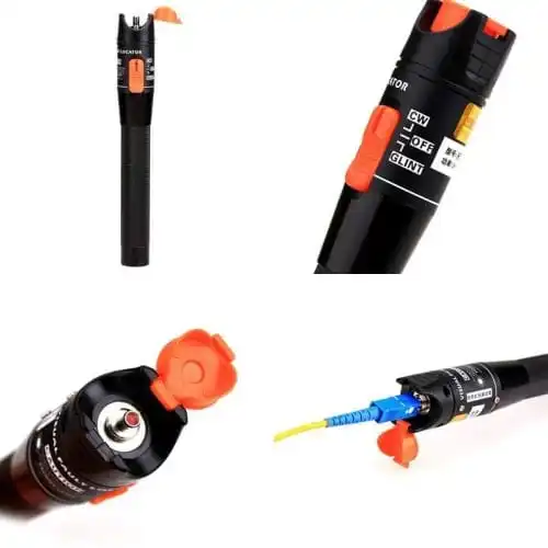 Бесплатная доставка 10 мВт км волоконно оптический кабель тестер в виде ручки