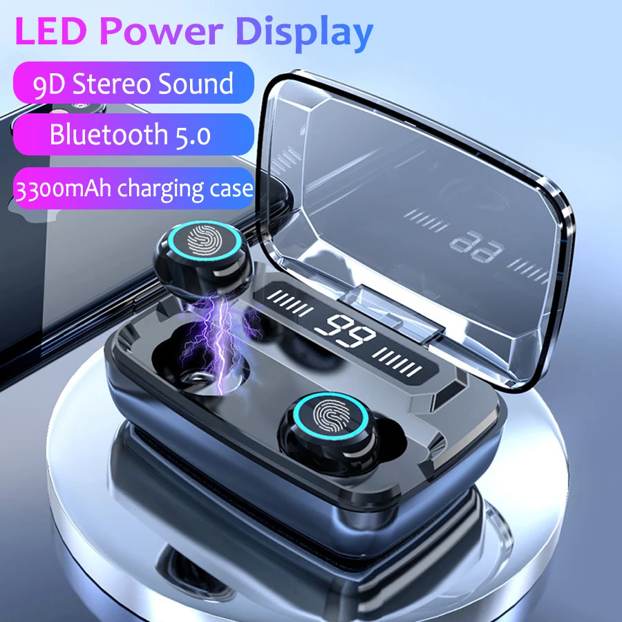 Новые наушники M11 TWS Bluetooth 5,0 стерео объемные беспроводные Bluetooth наушники спортивные беспроводные гарнитуры с зарядным устройством