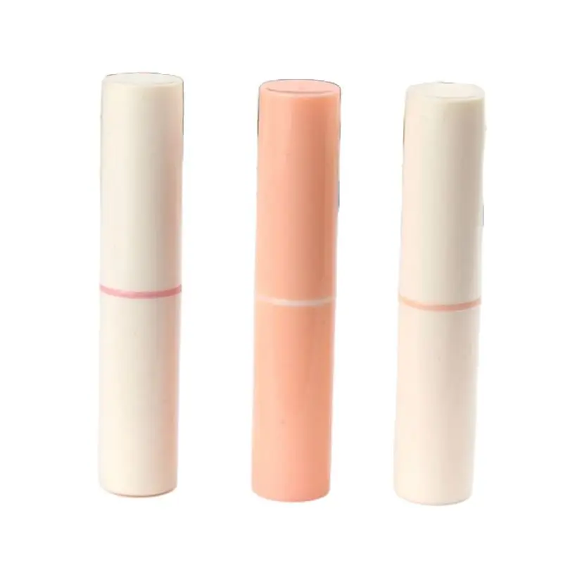 Мерная туба для бальзама губ белый розовый контейнер губной помады оранжевая