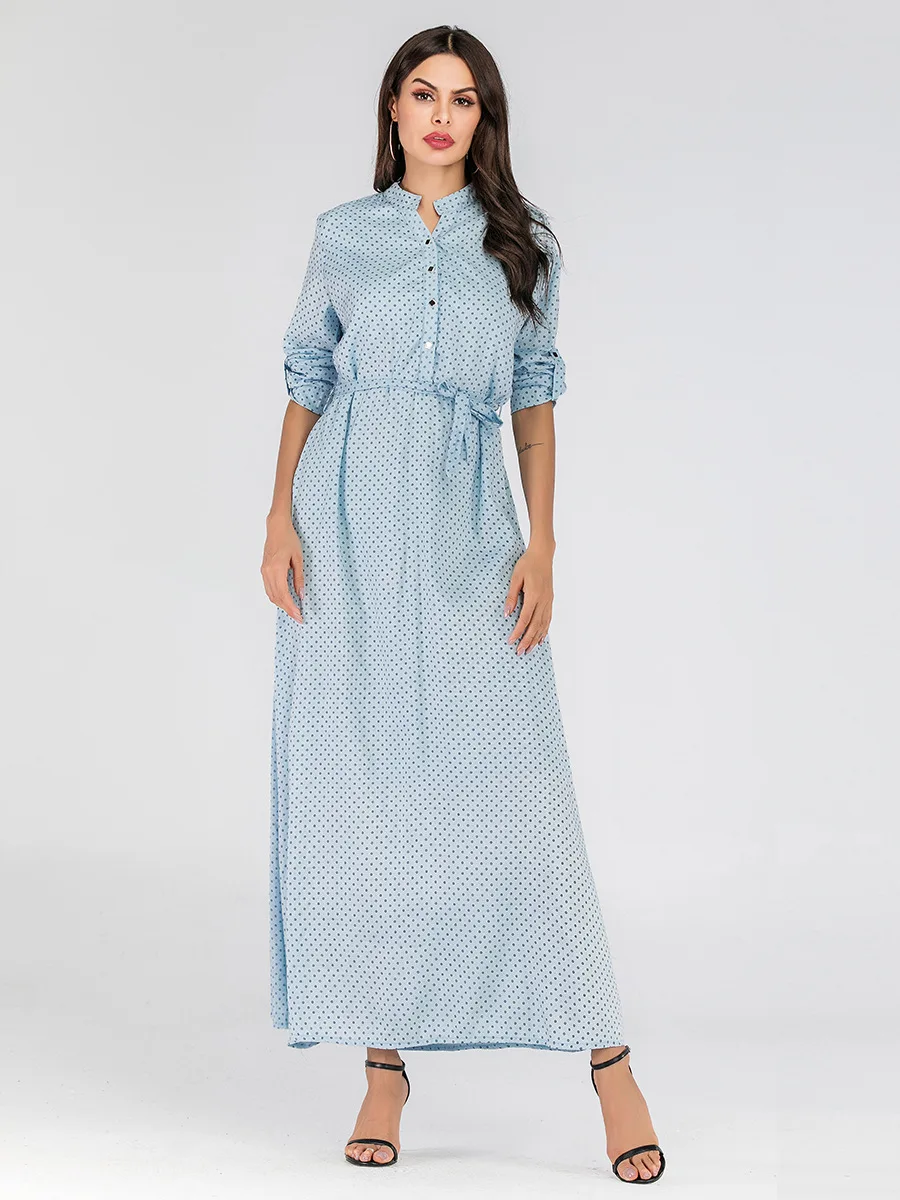 Женское однобортное платье из хлопка и льна литературное однотонное с принтом