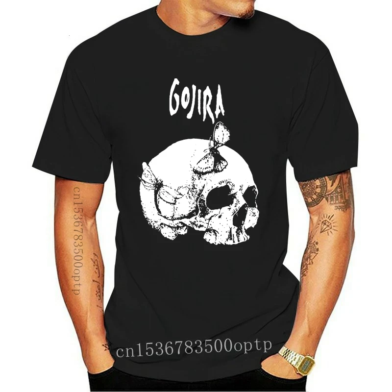 

New Gojira Moth Skull T-Shirt black