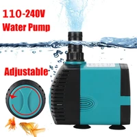3w 6w 10w 25w 35w 60w ultra quiet submersible water fountain pump filter fish pond aquarium water pump tank fountain 110v 240v