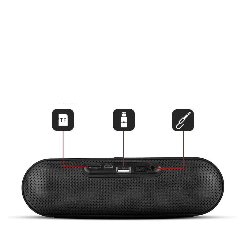 

New Mini Bluetooth Speaker Portable Wireless Speaker Sound System 3D Stereo Music Surround Support Bluetooth,TF AUX USB