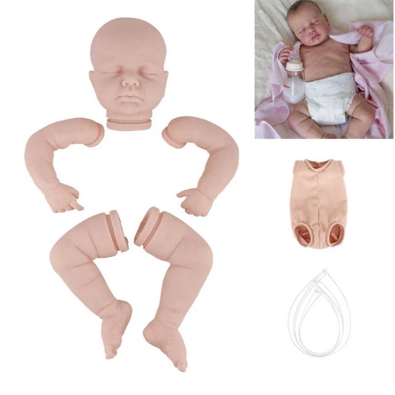 

Realistic Doll Kit 20 Inch Unpainted Unfinished Newborn Baby Lifelike Body