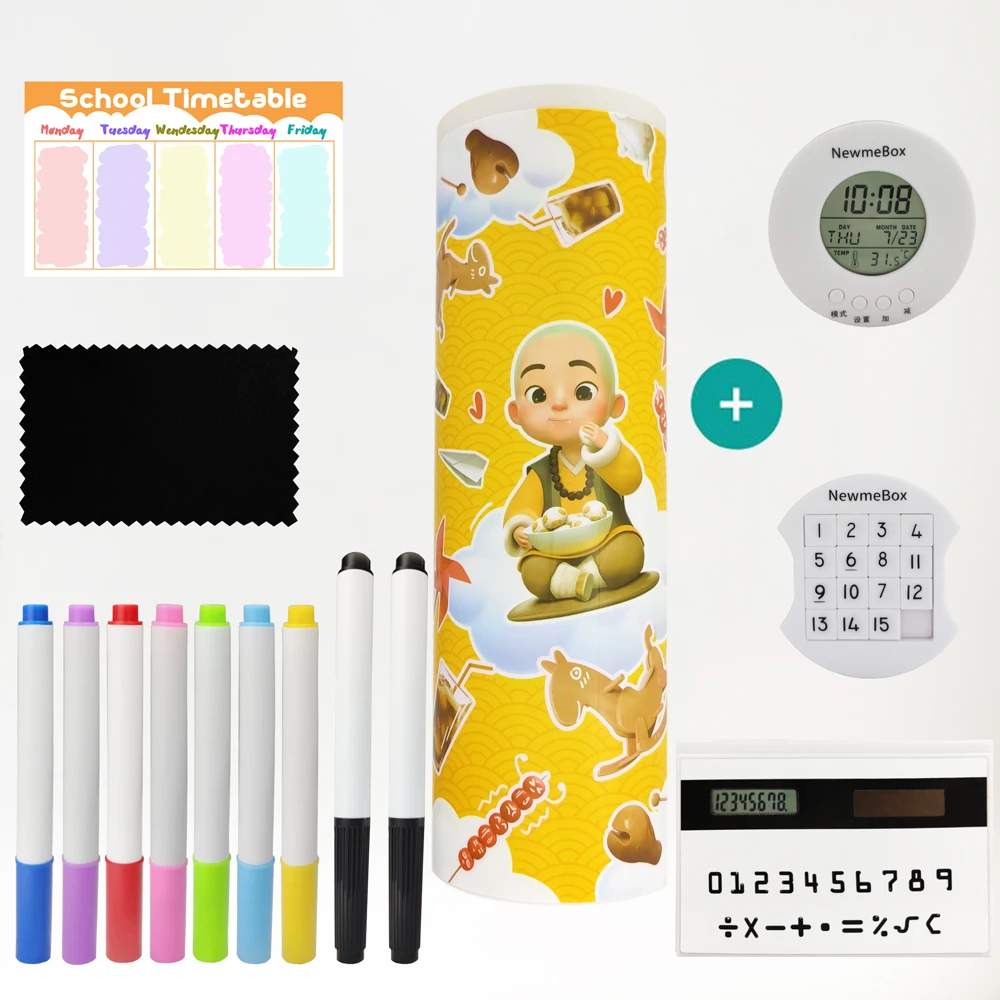 Стильный Креативный цилиндрический чехол для карандашей Happy Boy коробка ручек как