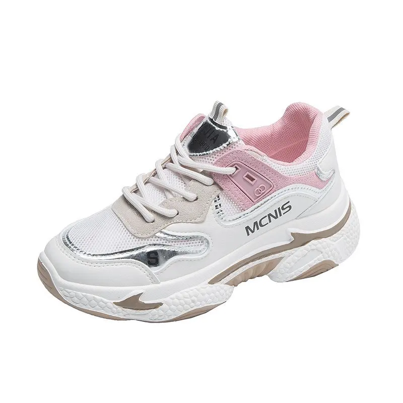 

Dad Shoes for Women Summer 2021 New Arrival Casual Sneaker for Students Thick Soles Wave Elevator Women Running Shoes Summer