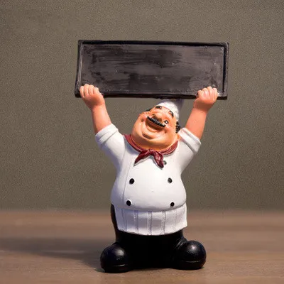 Strongwell Статуэтка шеф-повара из смолы, народное украшение, аксессуары для украшения дома, статуэтки, Декор для дома, гостиной, свадебные подарки - Цвет: D