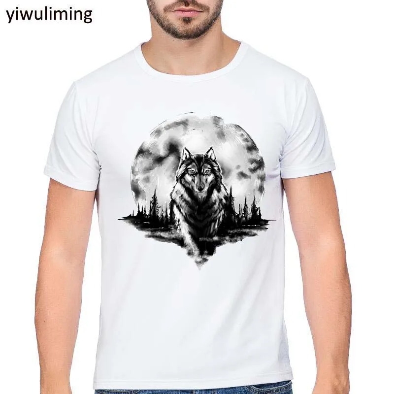 

2021 Summer Fashion digging the moon Design T Shirt Men's High Quality Custom Printed Tops Hipster Tees