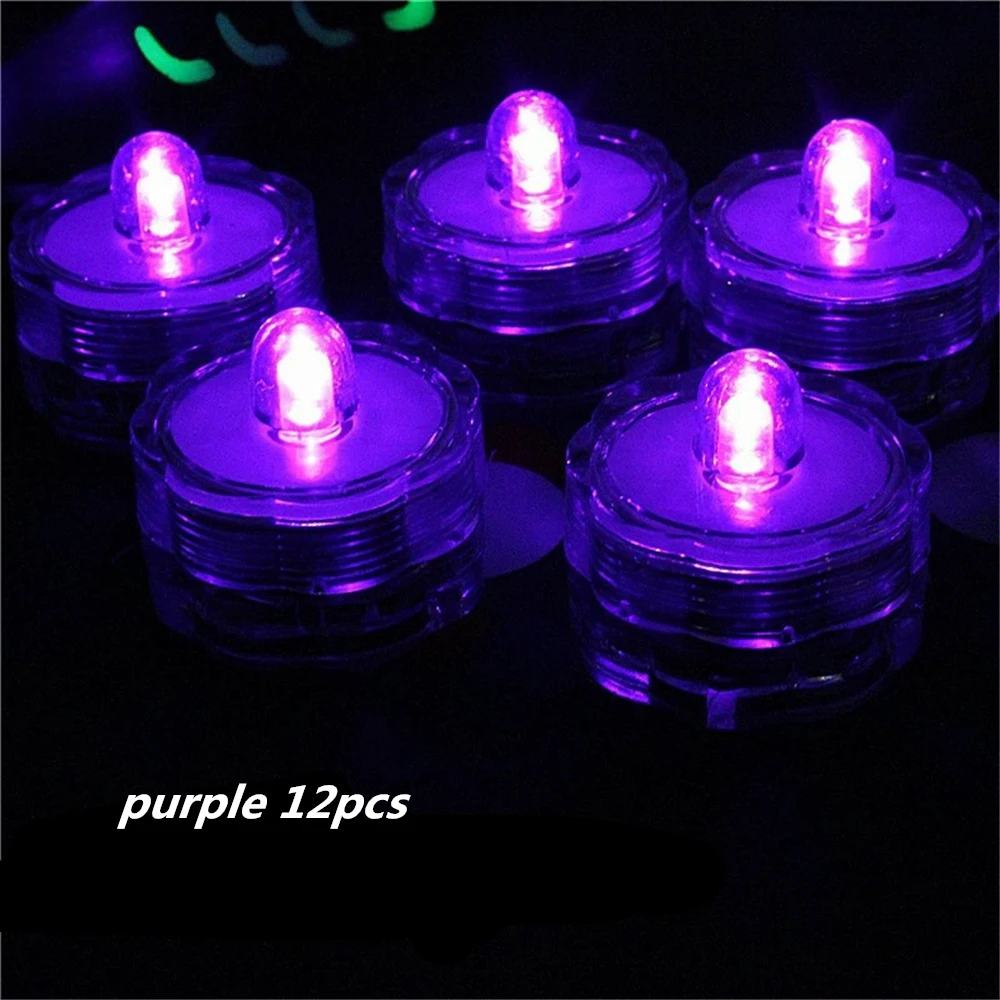 

New LED Waterproof Candle Light Fish Tank Light Coffee Cafe Bar Candle Party Wedding Banquet Waterproof Electronic Candle