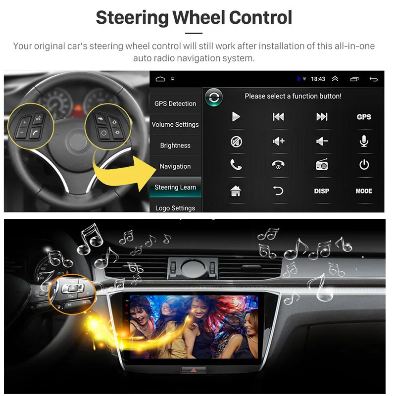 Автомобильный dvd-плеер 9 дюймов Android 8 1 радио аудио стерео мультимедиа gps-навигация