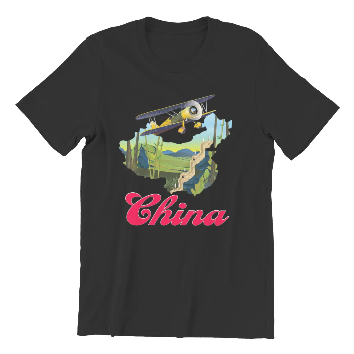 

I love china Games White Oversized size Guys Tees 131234