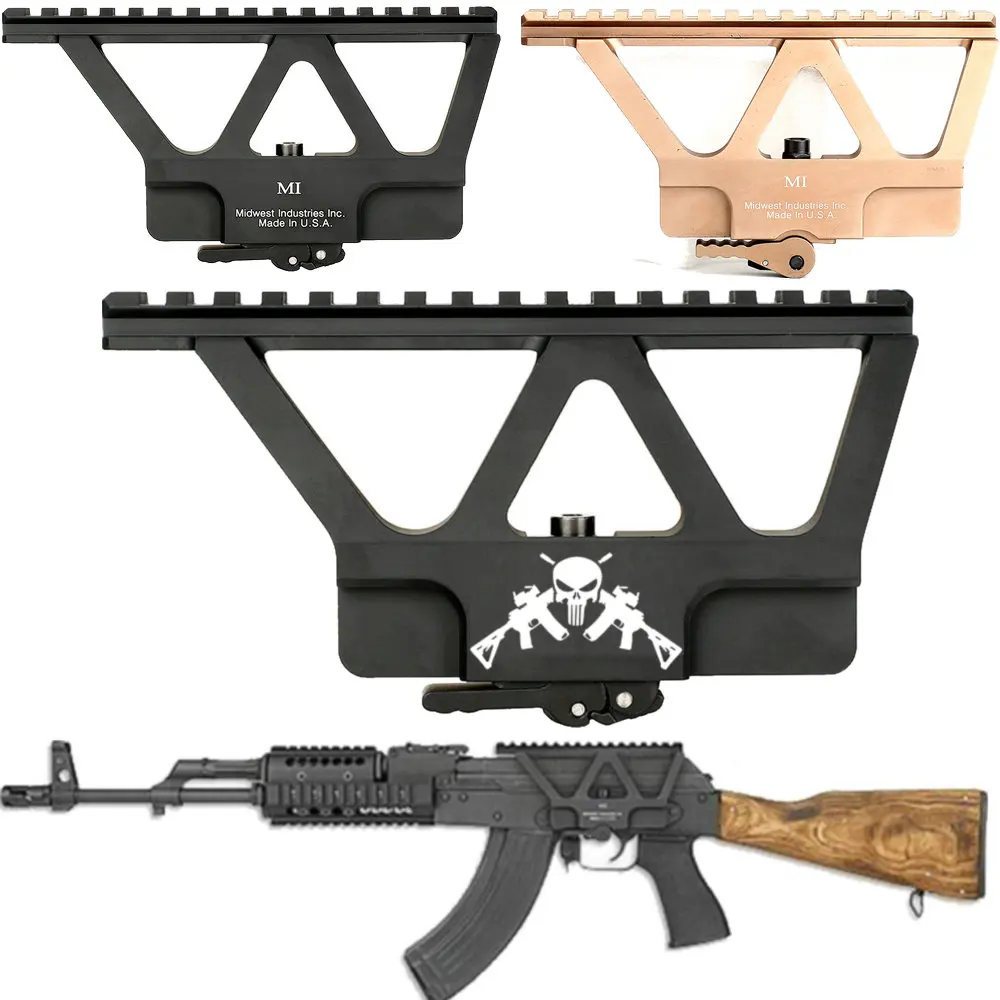 Quick Detach AK оружейный рельс крепление для прицела основание Пикатинни Боковое