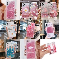 floral unicorn flamingo glitter water liquid phone case for huawei honor 8 8a 8c 8s 8x max 9 9a 9x pro lite play 3 y3 soft cover