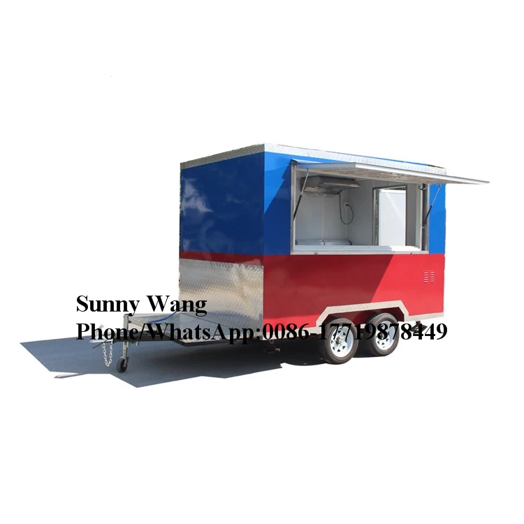 

New Designed Multifunctional Street Food Van Mobile Food Trailer ice cream food trucks for sale