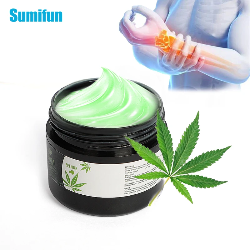 

30g Soft Natural Anti-Inflammation Hemp Cream For Neck Pain Balm Ointment Pain Relief Relieve Musle Relief Green Hemp Balm
