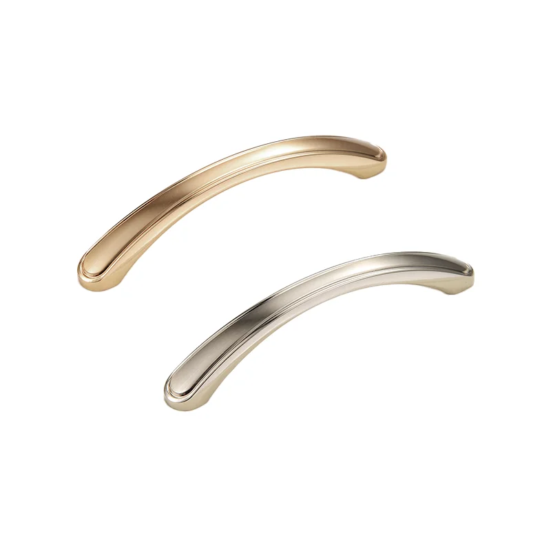

128mm Modern Minimalist Gold handles kitchen Furniture Cabinet Handles wardrobe handles cupboard handles