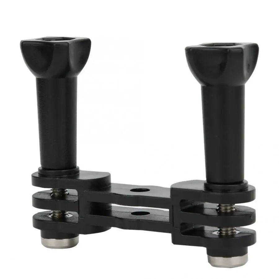 Высококачественный черный пластиковый держатель с двойной головкой адаптер