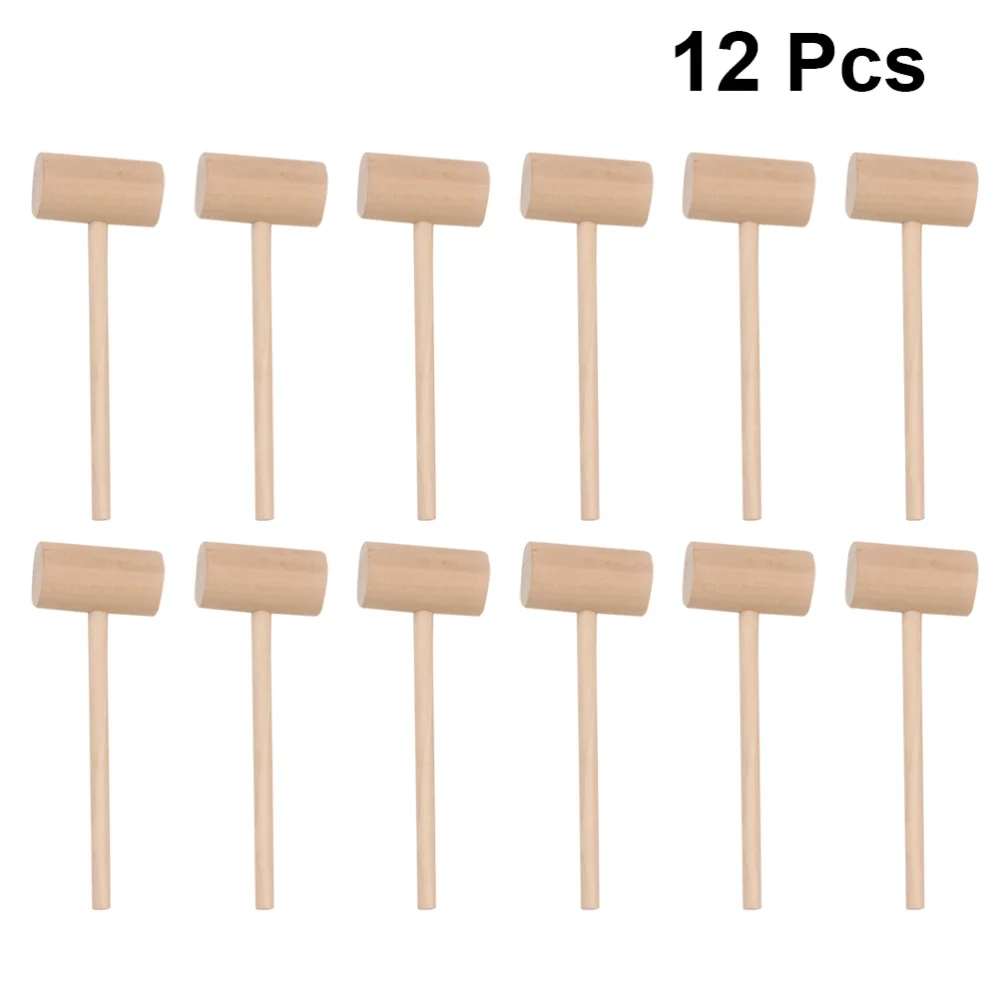 

Wood Hammer Hammers Mallet Crab Lobster Seafood Foodleg Pounding Kitchen Cooking Shellfish Mini Crackers Mallets Wooden Gadget