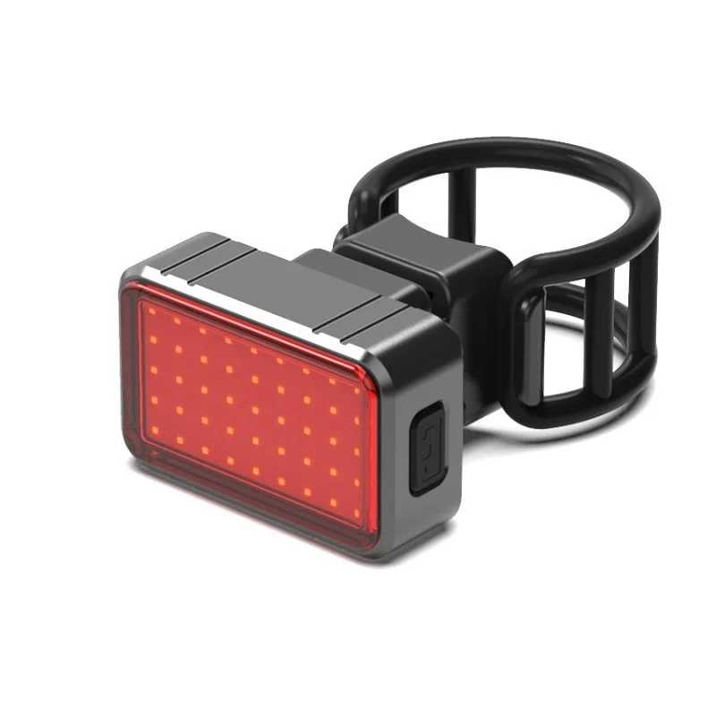 4 Modes Bicycle Gravity Sensing LED USB Rechargeable COB Smart Brake G-sensor Rear Light Taillight Bike Lights Lamp Flashlight | Спорт и