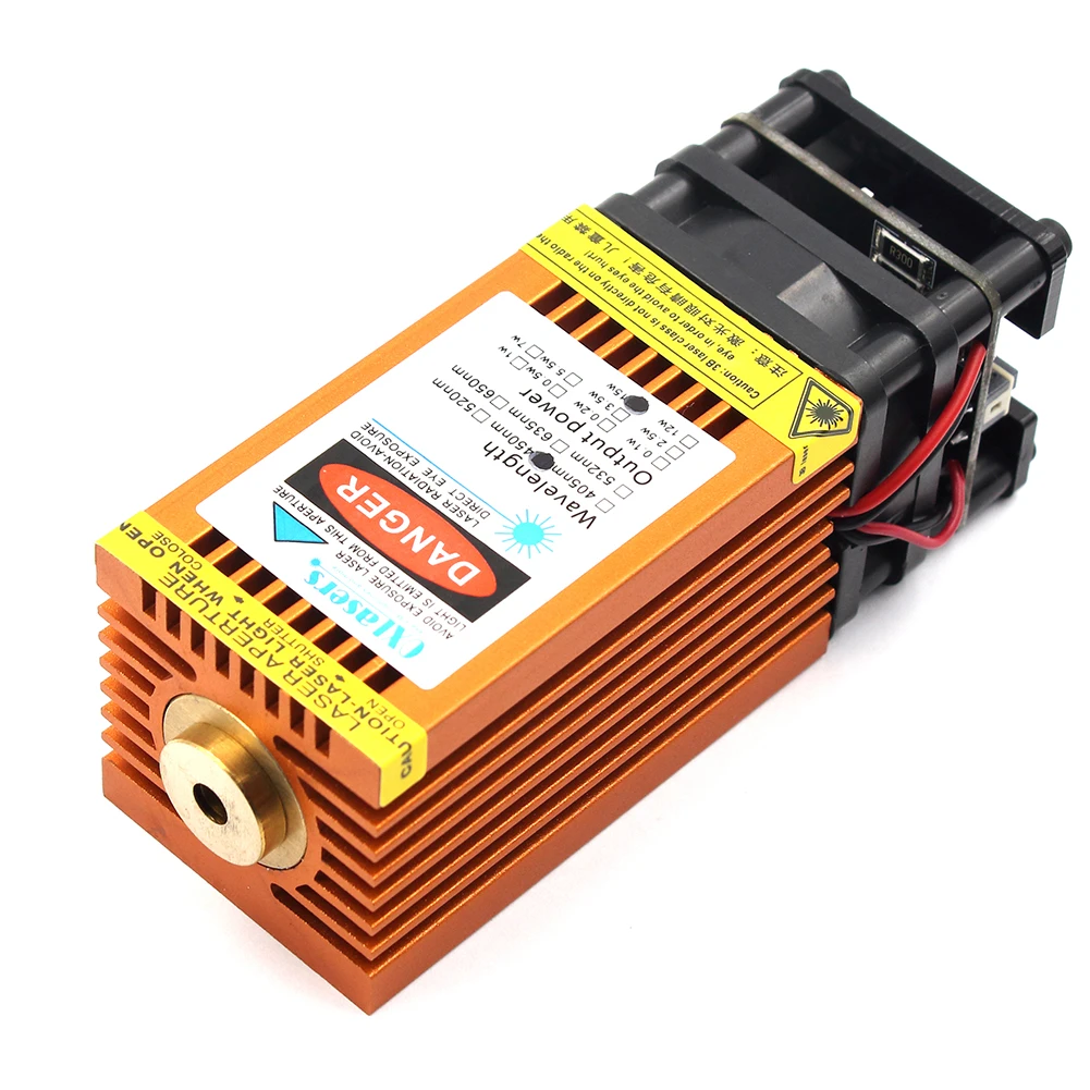 Лазерный модуль oxлазера 450 нм синий для гравировки и резки дерева ШИМ 3D-принтера 40