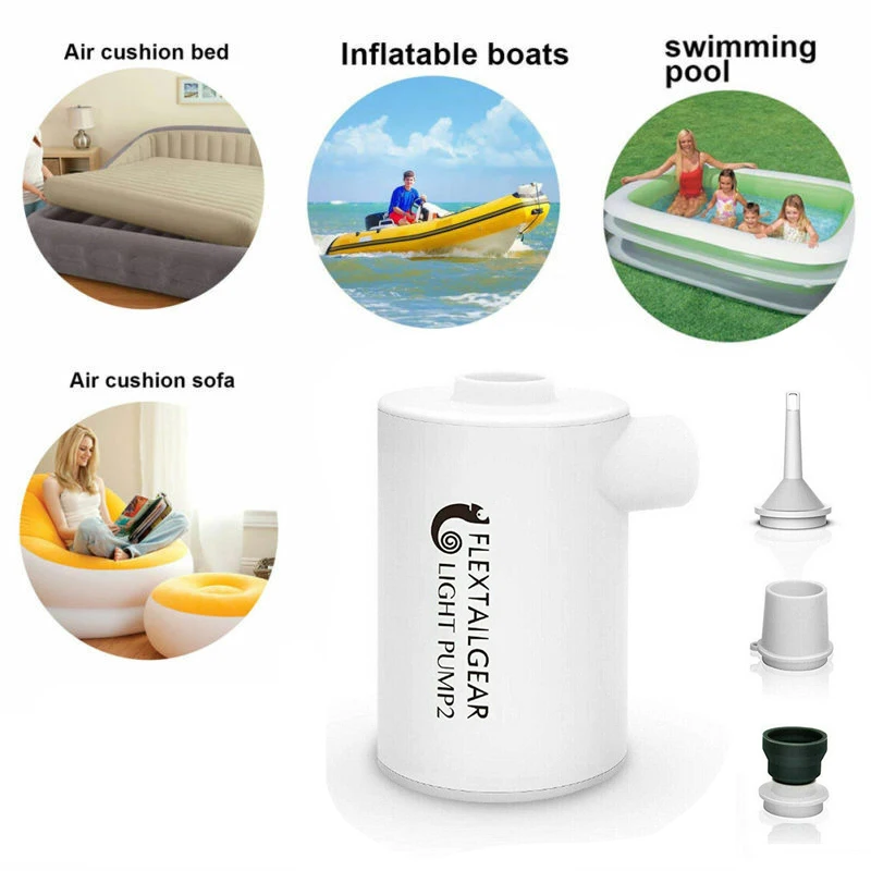 Портативный электрический воздушный насос для путешествий надувная лодка