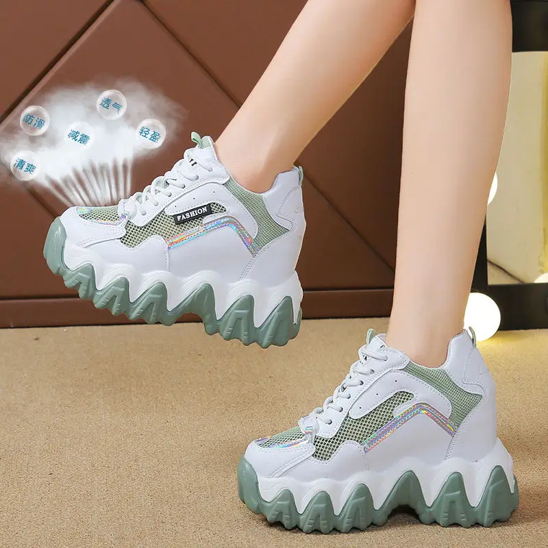 

35-39 size women shoes Height incresing shoes women sandals platform mesh breathable ladies shoe colleges ins students sandals