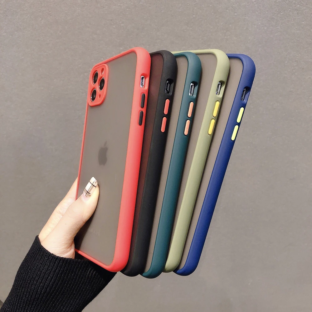 Матовый чехол для Apple IPhone 11 Pro Max SE 2 9 XR XS 6S 6 8 7 Plus чехлы Etui | Мобильные телефоны и