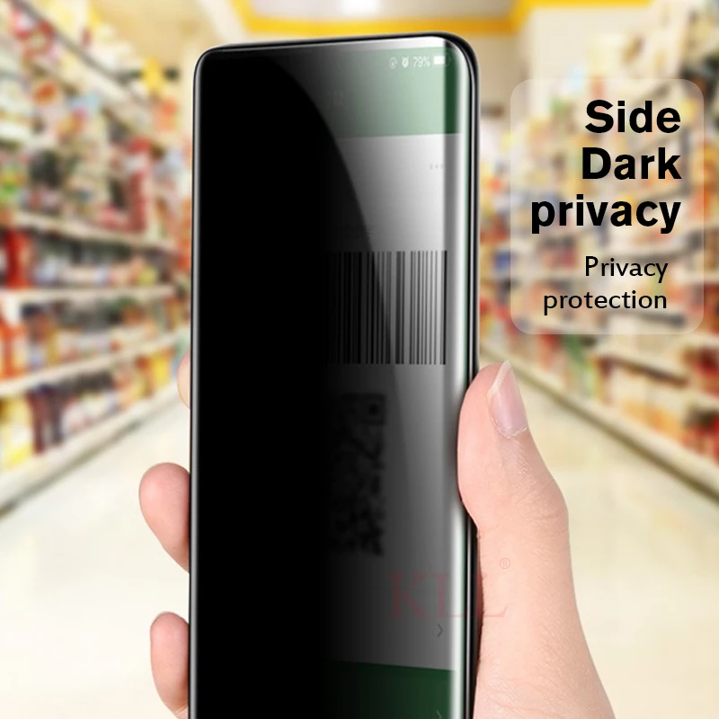 

3D Curved Anti-spy Tempered Glass for Xiaomi 10 9T Pro A3 POCO X2 Privacy Glass for Redmi Note 8 9s K30 Pro Screen Protector