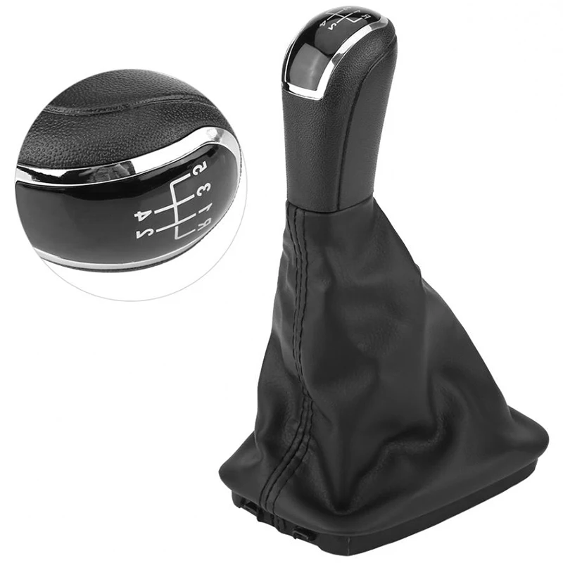 5 скоростей Ручка переключения передач рычаг гаитер крышка ботинка из