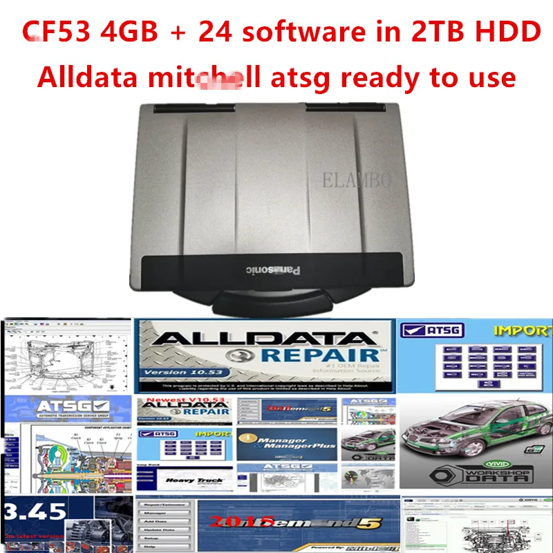 Panasonic CF 53 cf 4 Гб Процессор I5 ноутбук анти коррозия CF53 Toughbook с 2 ТБ на жестком диске а