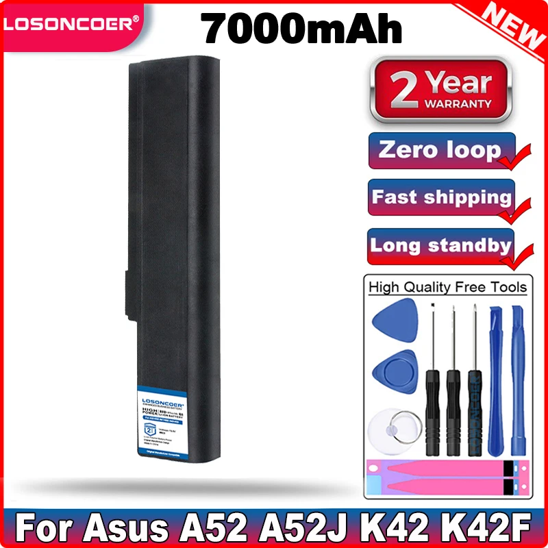 Аккумулятор для ноутбука ASUS A32-K52 A31-K52 k52 X52F X52J X52JB X52JC X52JE X52JG X52JK X52JR X52Jt X52JU X52JV k52j X52SG