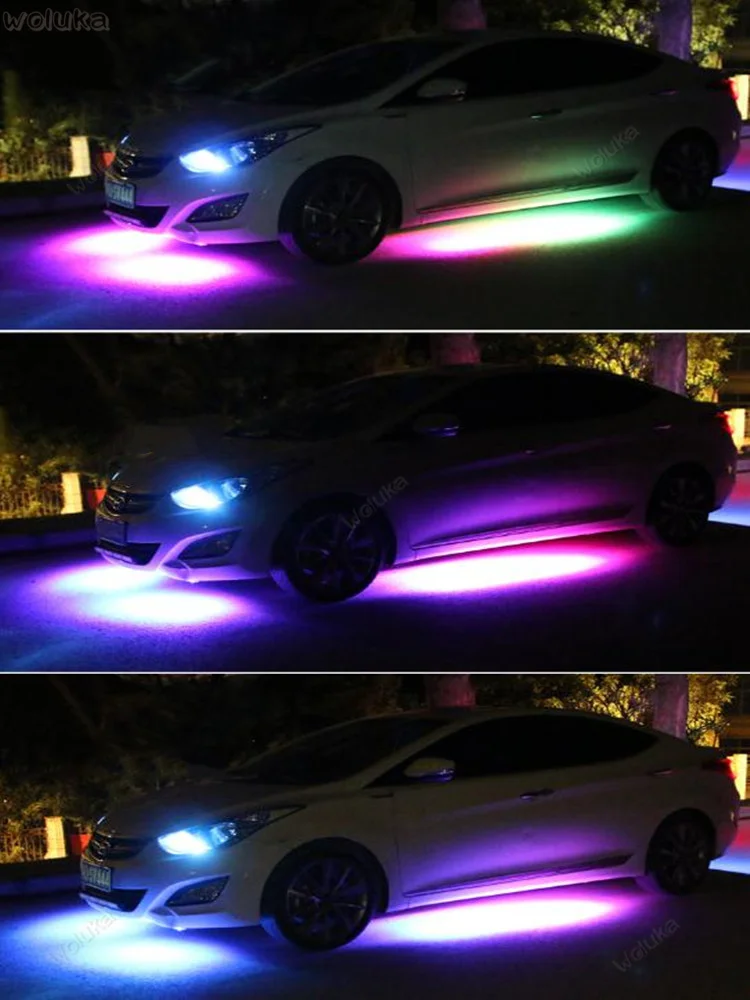 Car Chassis Light LED Decoration Refit Colorful Ambient Lights Symphony Mobile App CD50 Q04 | Автомобили и мотоциклы